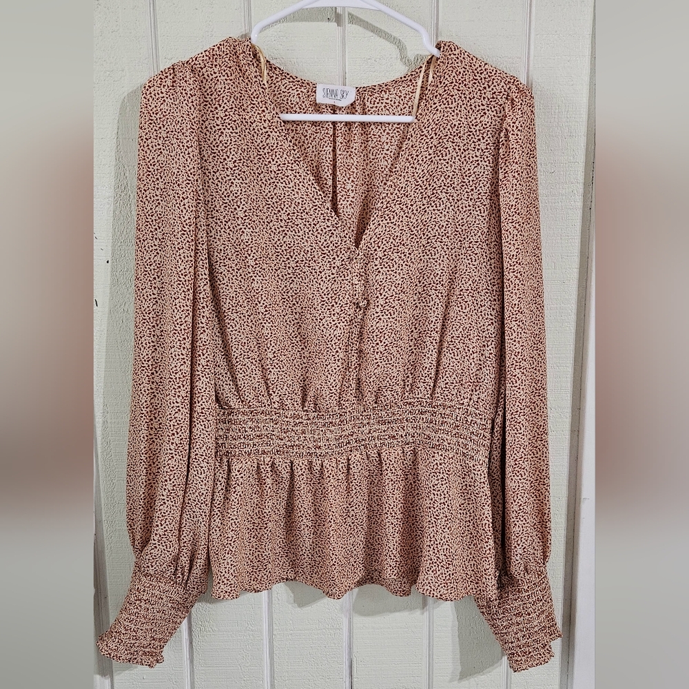 Sienna Sky Long Sleeve blouse